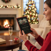 冬の松ぼっくり コーポレートクリスマスパーティー 招待状
