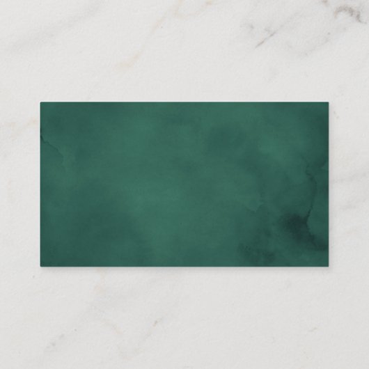 冬の松コーン緑結婚園のサイト エンクロージャーカード (裏面)