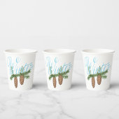 冬の松コーン 紙コップ