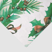 冬の果実と緑の花クリスマス 薄葉紙 (詳細)