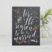 冬の果実のブライダルシャワーの招待のクリスマス 招待状 (スタンド正面)