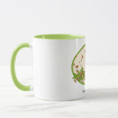 冬の果実のリースのマグ マグカップ (左)