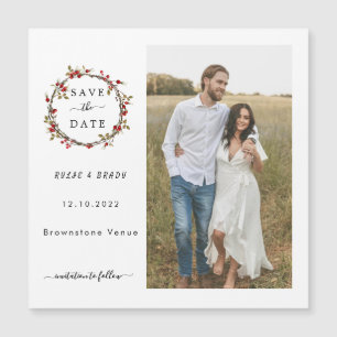 冬の果実の写真結婚式の日付を保存