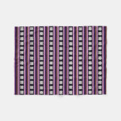 冬の果実の北欧人によって編まれる十字のステッチのグラフィック フリースブランケット (正面(横))