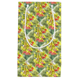 冬の果実の水色 スモールペーパーバッグ