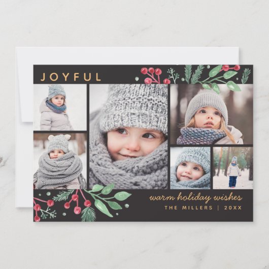 冬の果実の緑のクリスマス数々の写真 (正面)