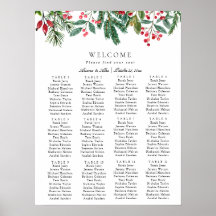 冬の果実の緑の結婚松の座席表