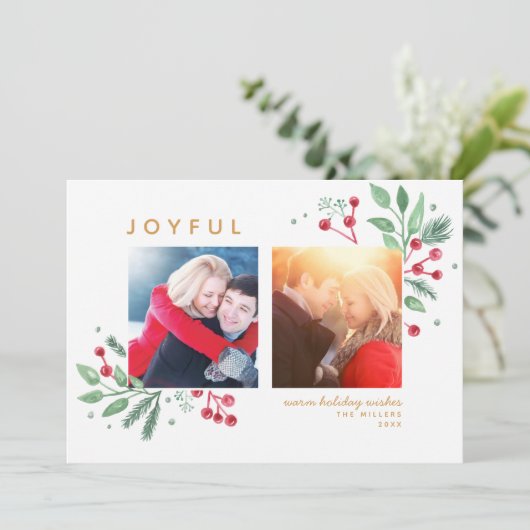 冬の果実の緑メリークリスマスクリスマス2写真 (スタンド正面)