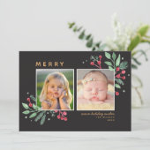 冬の果実の緑メリークリスマスクリスマス2写真 (スタンド正面)