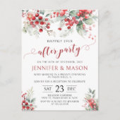 冬の果実はパーティーポストカードの後ずっと幸せに ポストカード (正面)