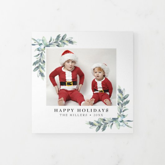 冬の果実クリスマストリフォールド 三つ折りクリスマスカード (カバー)