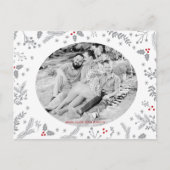 冬の果実クリスマスホリデー シーズンポストカード (正面)