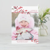 冬の果実ハッピーホリデーズワンフォト シーズンカード (スタンド正面)