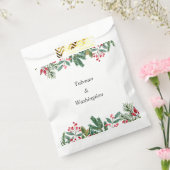 冬の果実パインコーングリーン結婚ズ フェイバーバッグ (封をした状態)