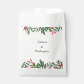 冬の果実パインコーングリーン結婚ズ フェイバーバッグ (正面)