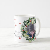 冬の果実メリークリスマスカスタムの写真 コーヒーマグカップ (正面右)