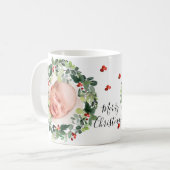 冬の果実メリークリスマスカスタムの写真 コーヒーマグカップ (正面左)