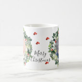 冬の果実メリークリスマスカスタムの写真 コーヒーマグカップ (中央)