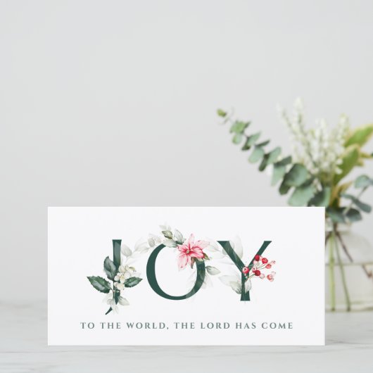 冬の果実 |クリスマスの手紙 | JOY シーズンカード (スタンド正面)