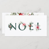 冬の果実 |クリスマスの手紙 | NOEL シーズンカード (正面/裏面)