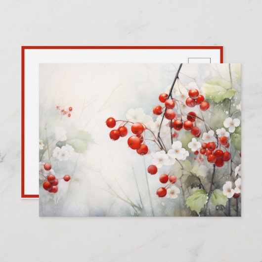 冬の果実 ポストカード (正面/裏面)