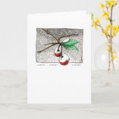 冬の果実Iのカード-色 カード (黄色い花)