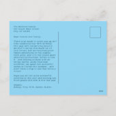 冬の枝と実の写真 ホリデー ポストカード (裏面)