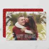 冬の枝 |ホリデーカード シーズンカード (正面/裏面)