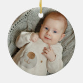 冬の枝 |ホリデーフォトオーナメント セラミックオーナメント (裏面)