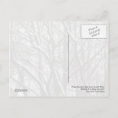 冬の枝 ポストカード (裏面)