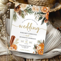 冬の柑橘類とシナモンクリスマス結婚ズ