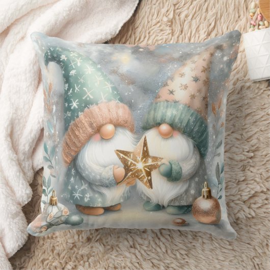 冬の格言お洒落バラ金ゴールド水彩デコール クッション (ブランケット)