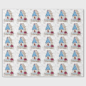 冬の格言チョコレートを買いに来たばかりだ ラッピングペーパー (フラット)