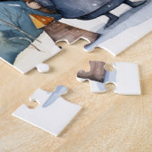 冬の格言パズル ジグソーパズル (側面)