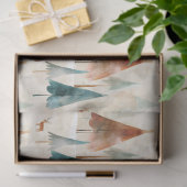 冬の森と鹿 薄葉紙 (ギフト)