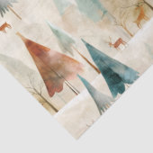 冬の森と鹿 薄葉紙 (詳細)