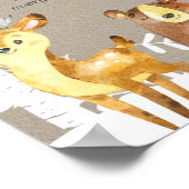 冬の森のおむつ ポスター (角)