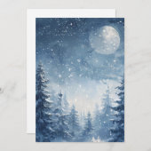 冬の森のささやき シーズンカード (正面/裏面)