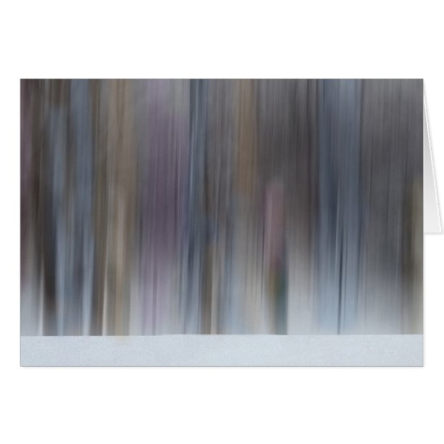 冬の森のひそ (正面横)