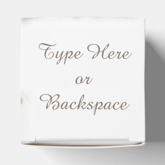 冬の森のギフトボックスパーソナライズされたホリデーボックス フェイバーボックス (上部)