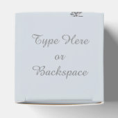 冬の森のギフトボックスパーソナライズされたホリデーボックス フェイバーボックス (上部)