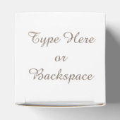 冬の森のギフトボックスパーソナライズされたホリデーボックス フェイバーボックス (上部)