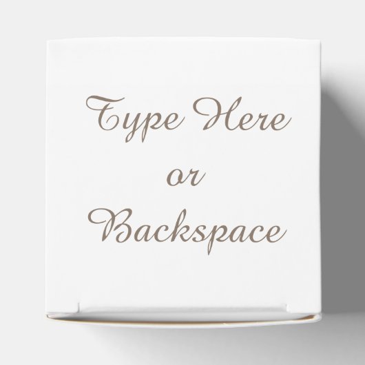 冬の森のギフトボックスパーソナライズされたホリデーボックス フェイバーボックス (上部)