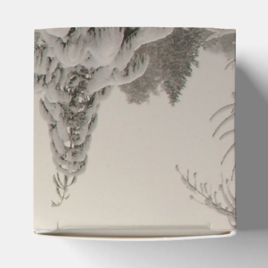 冬の森のギフトボックス パーソナライズされたホリデーボックス フェイバーボックス (上部)