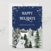 冬の森のクマ事業 シーズンカード (正面)