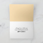 冬の森のクリスマスバック シーズンカード (内部)