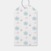 冬の森のベイビー シーズン到来！ベイビーシャワーのお知らせ ギフトタグ (裏面)