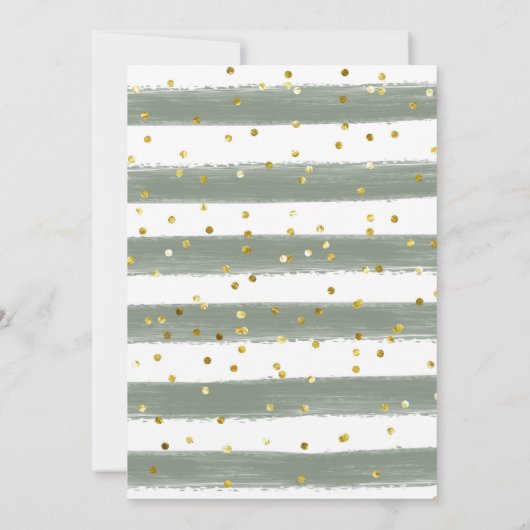 冬の森のベビーその冷たい屋外ベビーシャワー 招待状 (裏面)