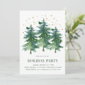 冬の森のホリデーパーティー 招待状 (スタンド正面)