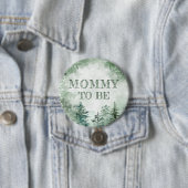 冬の森のママは赤ちゃんシャワー 缶バッジ (インサイチュ)